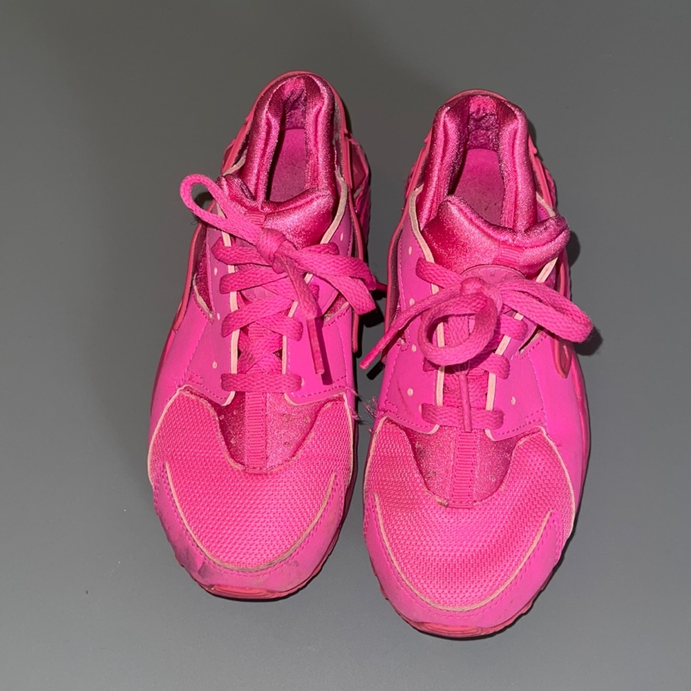 Bright pink girl shoes